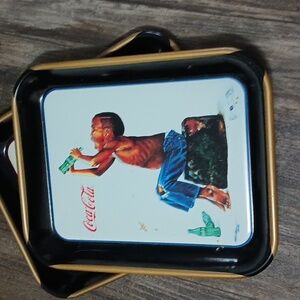 Vintage Coca-Cola Serving Tray titled "Last Drip"